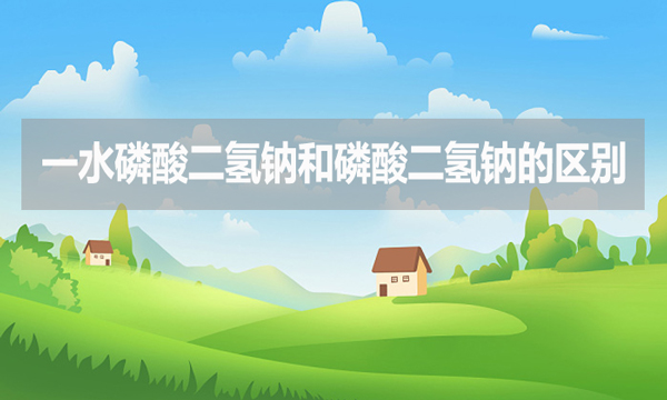 一水磷酸二氫鈉和磷酸二氫鈉的區(qū)別是什么？